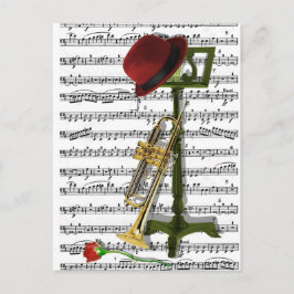 Cartão Postal Toque aquele Jazz