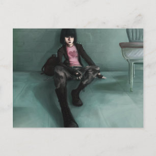 Cartão Postal Toque de rosa