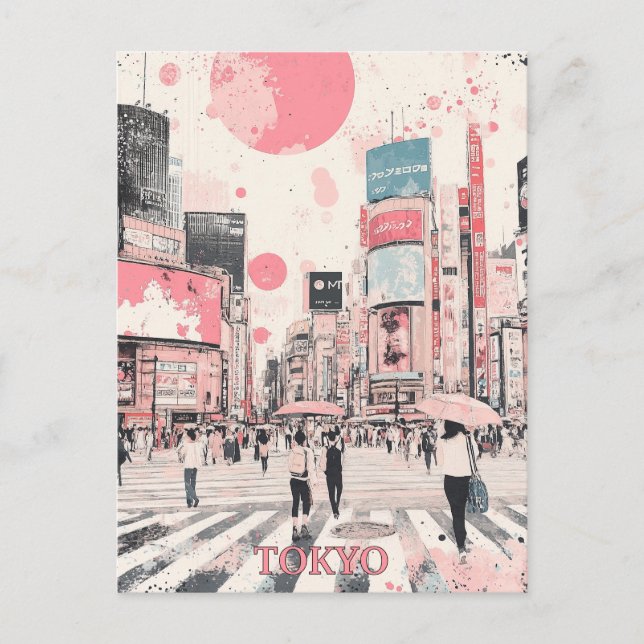 Cartão Postal Tóquio Japão (Frente)