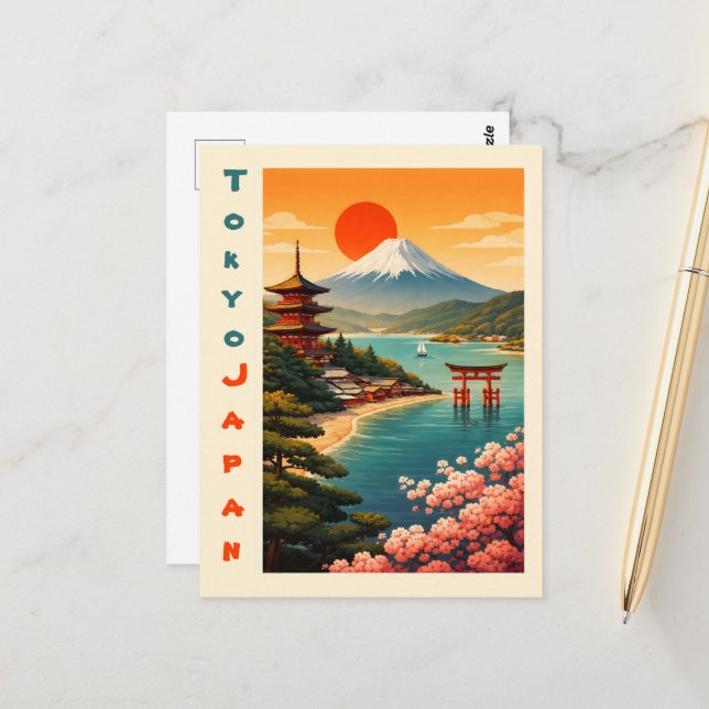 Cartão Postal Tóquio Japão (Frente/Verso In Situ)