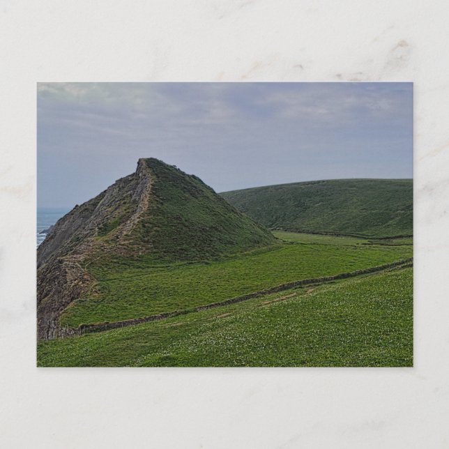 Cartão Postal Tor Torridge Devon da rua Catherine (Frente)