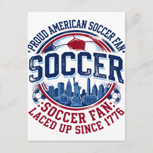 Cartão Postal Torcida Patriótica Americana de Futebol Silhueta d