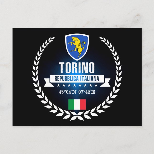 Cartão Postal Torino (Frente)