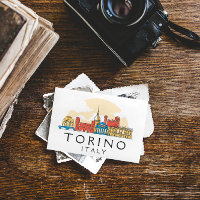 Torino Itália Vintage Cityscape