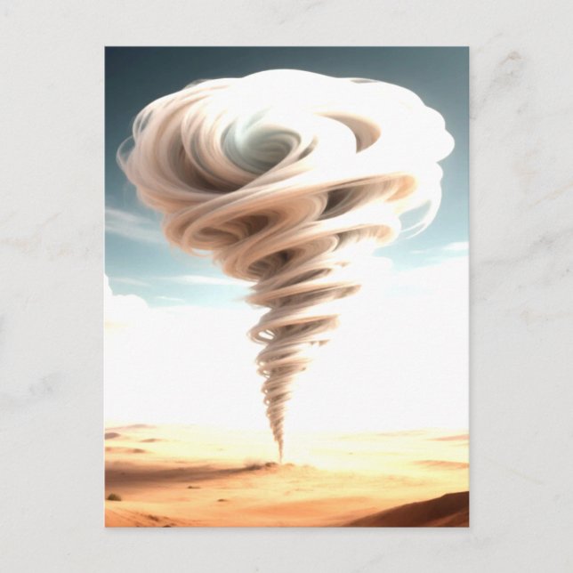 Cartão Postal Tornado Arte #3 (Frente)