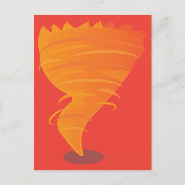 Cartão Postal Tornado de Fogo (Frente)