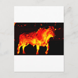 CARTÃO POSTAL TORO BRAVO