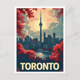 Cartão Postal Toronto Canada Art vintage Travel
