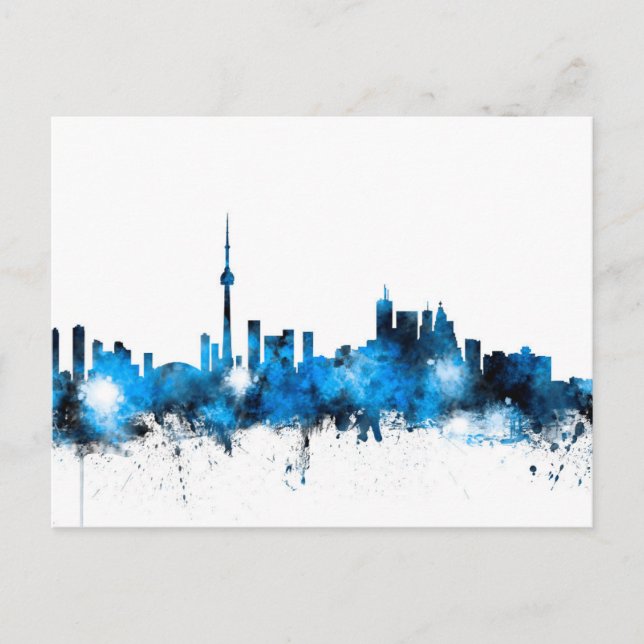 Cartão Postal Toronto Canada Skyline (Frente)
