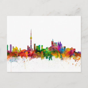 Cartão Postal Toronto Canada Skyline