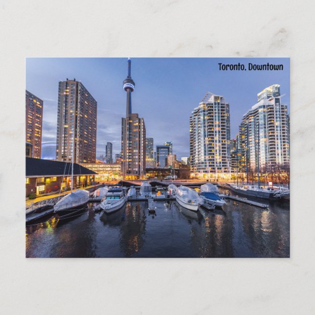 Cartão Postal Toronto, Centro da Cidade (Frente)