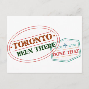 Cartão Postal Toronto estava lá