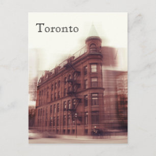 Cartão Postal Toronto Flat Iron gooderham e construção de mosto