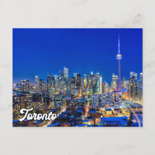 Cartão Postal Toronto Skyline, Ontário, Canadá