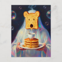 Torradas de Café da Manhã Surrealista Panquecas e