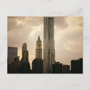 Cartão Postal Torre Beekman e edifício Woolworth