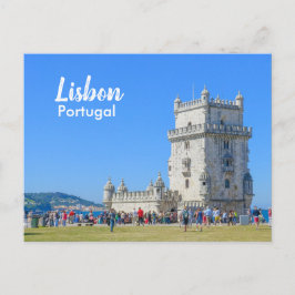 Cartão Postal Torre Belem Lisboa em Portugal