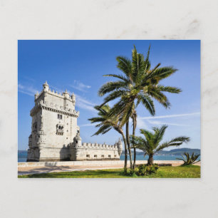 Cartão Postal Torre Belém, Lisboa, Portugal