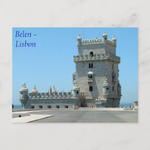 Cartão Postal Torre Belen - Lisboa - Portugal