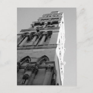 Cartão Postal Torre Bell em Split Croácia