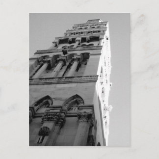 Cartão Postal Torre Bell em Split Croácia