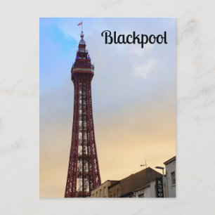 Cartão Postal Torre Blackpool