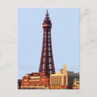 Cartão Postal Torre Blackpool