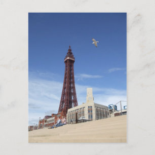 Cartão Postal Torre Blackpool