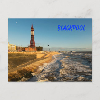 Cartão Postal Torre Blackpool