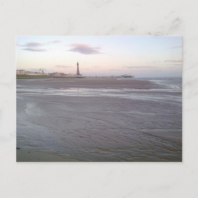 Cartão postal Torre Blackpool (Frente)