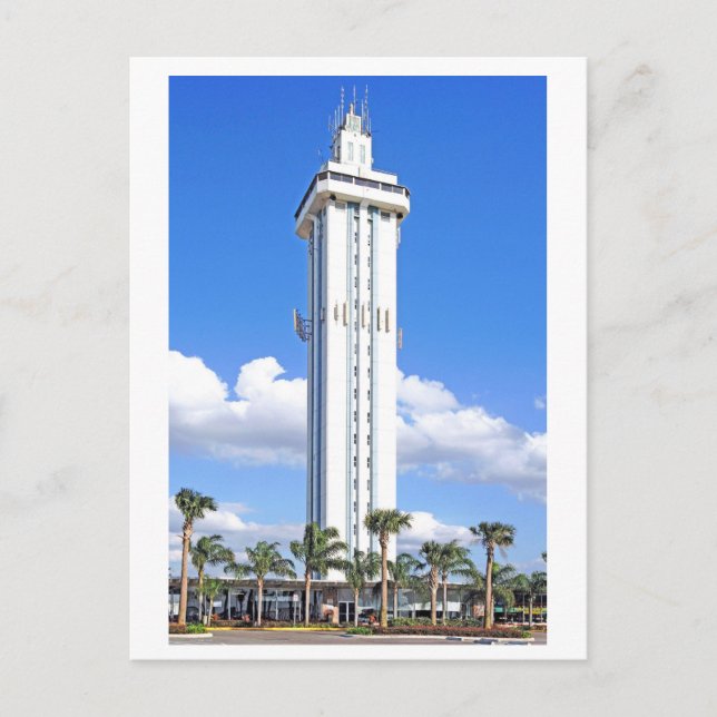 Cartão Postal Torre Citrus em Clermont Flórida, Gem das Colinas (Frente)