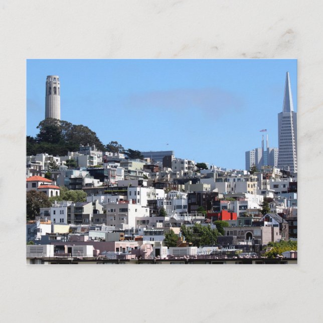 Cartão Postal Torre Coit de São Francisco (Frente)