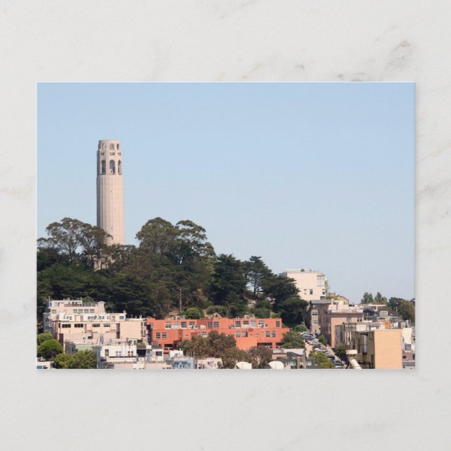 Cartão Postal Torre Coit de São Francisco (Frente)