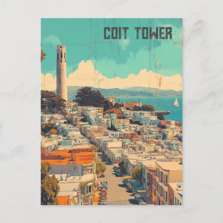Cartão Postal Torre Coit San Francisco