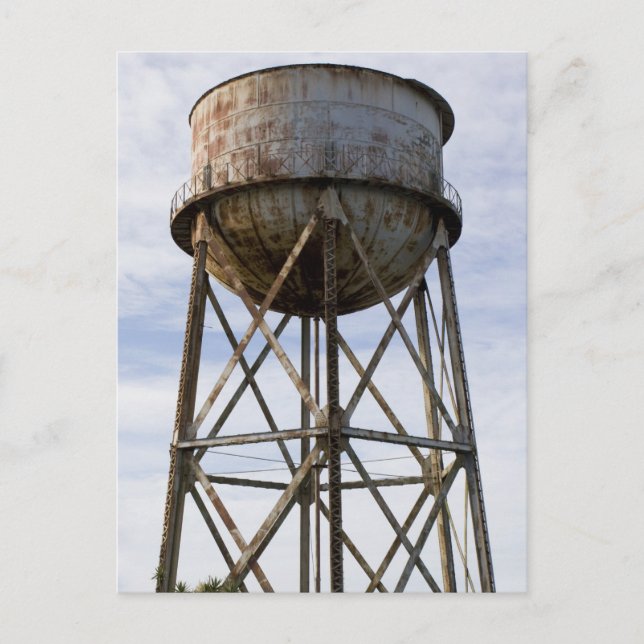 Cartão Postal Torre d'água em Alcatraz (Frente)
