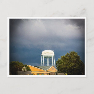 Cartão Postal Torre de Água de Loganville GA & Cemitério   Dramá