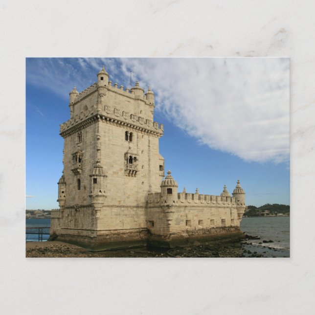 Cartão postal "Torre de Belem, Lisboa" (Frente)
