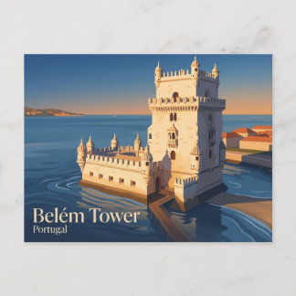 Cartão Postal Torre de Belém Portugal