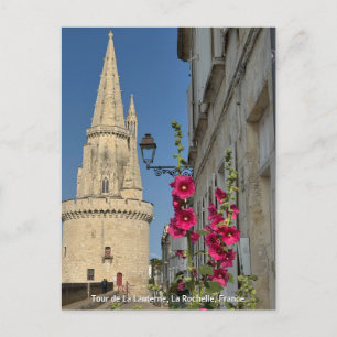Cartão Postal Torre de La Lanterne, La Rochelle, França