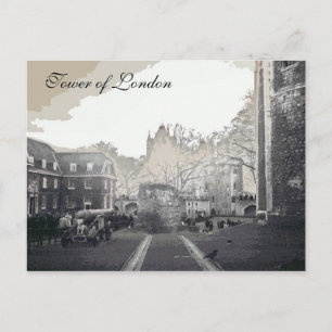 Cartão Postal Torre de Londres por Alexandra Cook aka Linandara