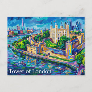 Cartão Postal Torre de Londres Reino Unido