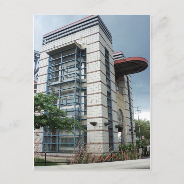 Cartão Postal Torre de metrô (Frente)