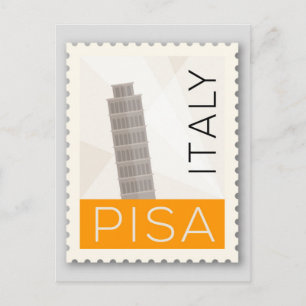 Cartão Postal Torre de Pisa
