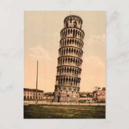 Cartão Postal Torre de Pisa Antiga