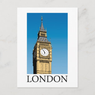 Cartão Postal Torre de pulso de disparo de Big Ben