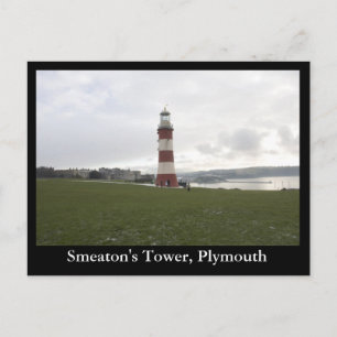 Cartão Postal Torre de Smeaton, Plymouth
