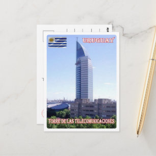 Cartão Postal Torre de telecomunicações - Uruguai -
