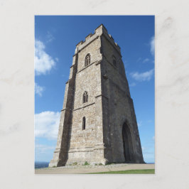 Cartão postal Torre de Torre Glastonbury