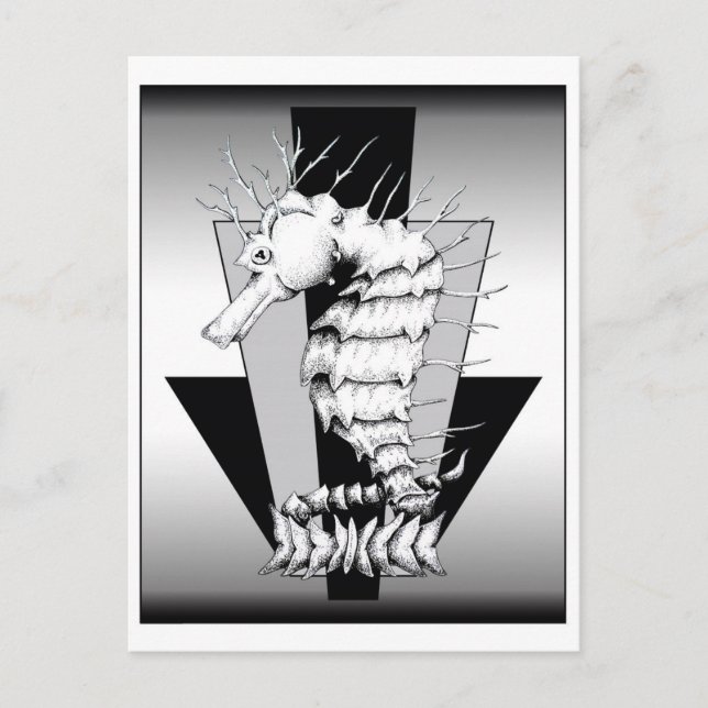 Cartão Postal Torre do cavalo marinho do ZNDC Studio (Frente)