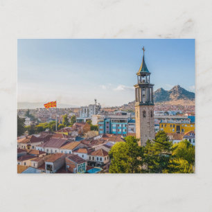 Cartão Postal Torre do Relógio - Prilep, Macedônia Cartão-posta